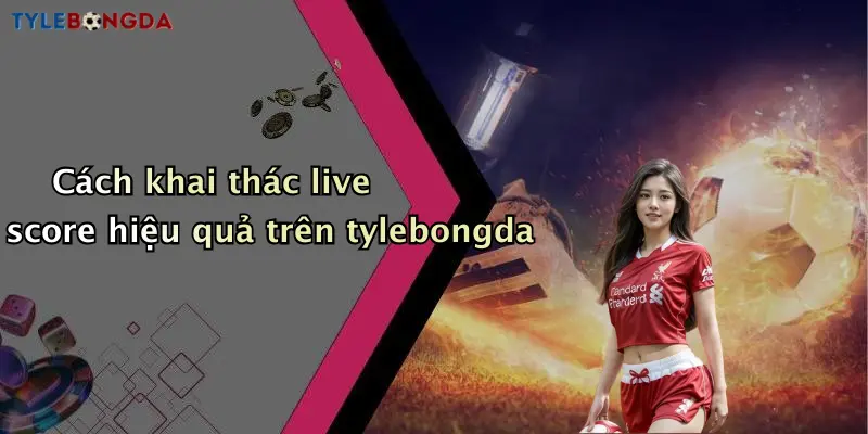Cách khai thác live score hiệu quả trên tylebongda