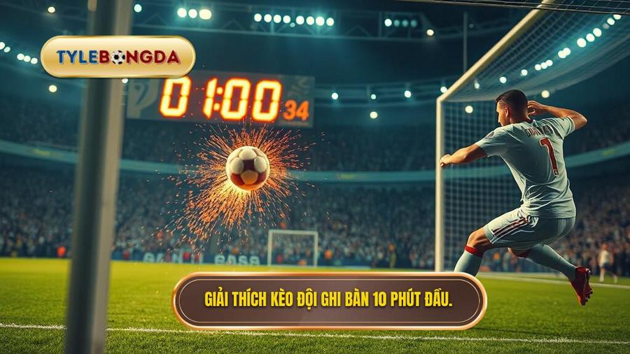 Giải thích kèo đội ghi bàn 10 phút đầu.