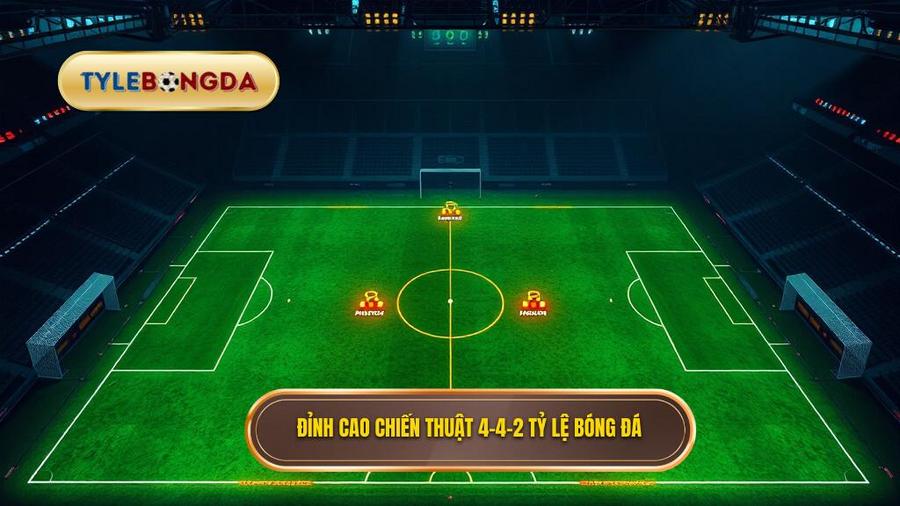Chiến thuật 4-4-2 kim cương: Phân tích chuyên sâu từ TỶ LỆ BÓNG ĐÁ