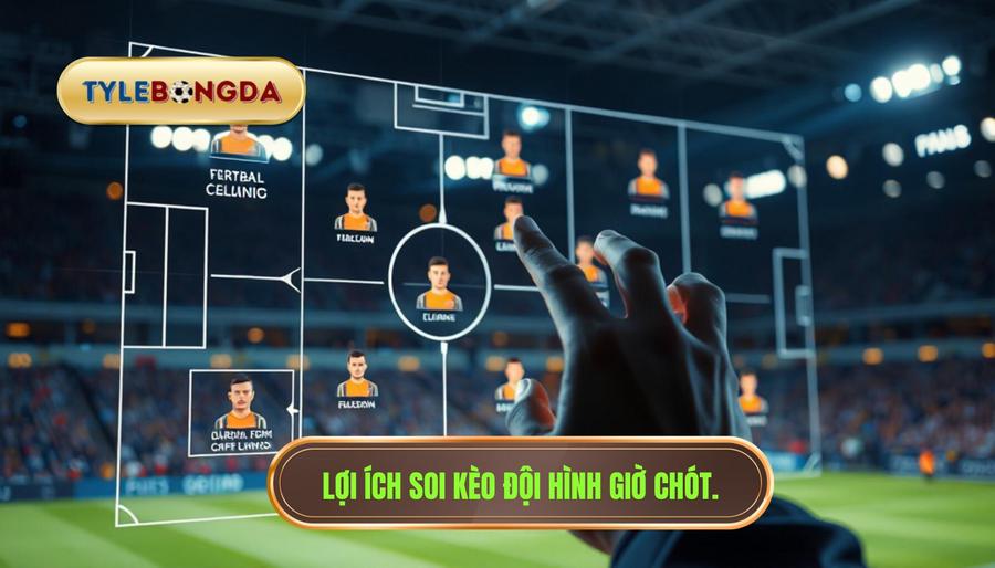 1. Lợi ích soi kèo đội hình giờ chót.
